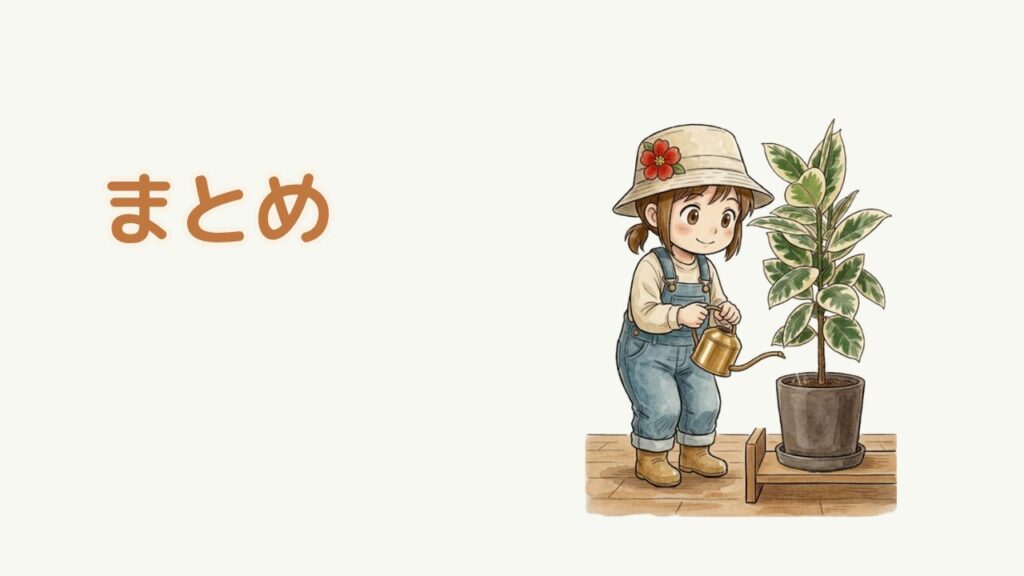 剪定・植え替え・挿し木を経て元気に育ったゴムの木